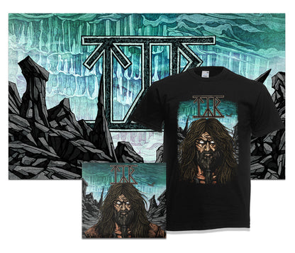 Bundle — CD Digipack + T-shirt (Album Cover) + Flag